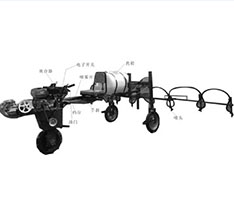 赛兰小型自走式喷杆喷雾机